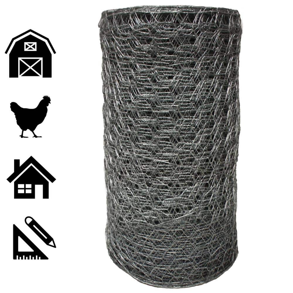 Acorn International 1 in. x 2 ft. x 150 ft. Poultry Netting