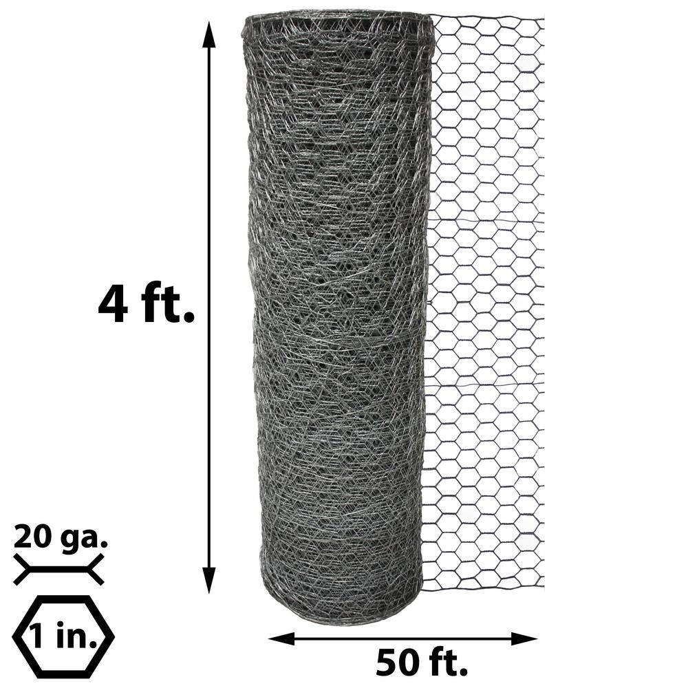 Acorn International 1 in. x 4 ft. x 50 ft. Poultry Netting