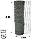 Acorn International 1 in. x 4 ft. x 50 ft. Poultry Netting