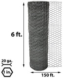 Acorn International 1 in. x 6 ft. x 150 ft. Poultry Netting