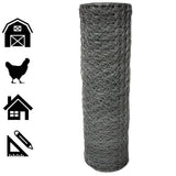 Acorn International 2 in. x 4 ft. x 50 ft. Poultry Netting
