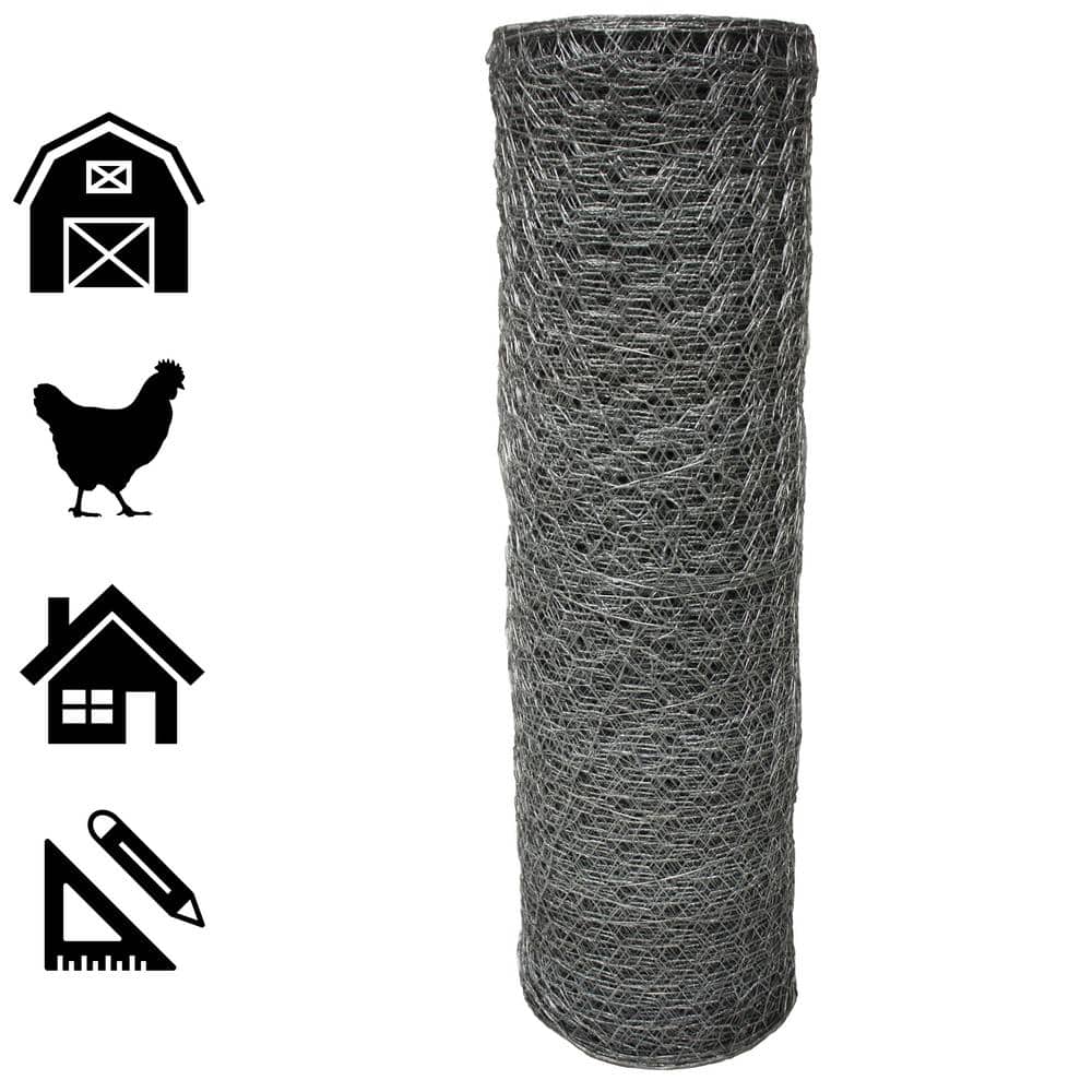 Acorn International 2 in x 6 ft. x 150 ft. Poultry Netting