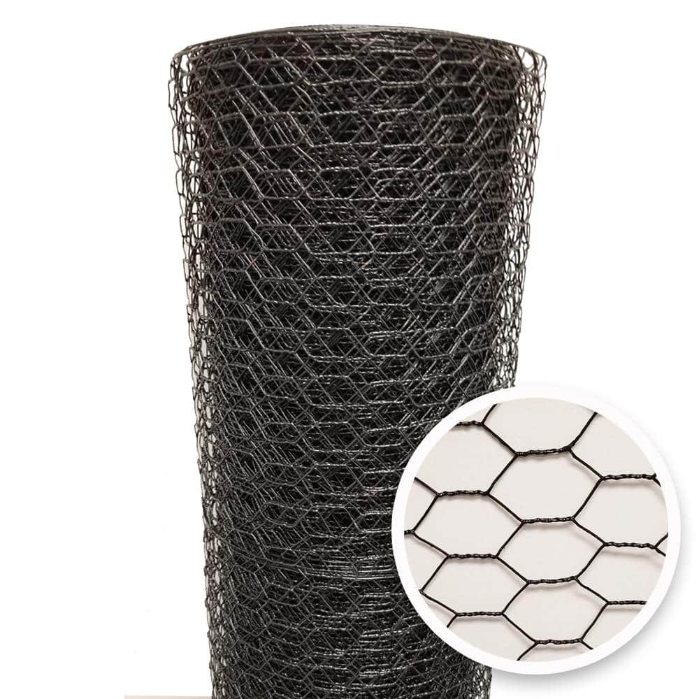 Acorn International 1 in. x 3 ft. x 150 ft. Vinyl Coated Poultry Netting