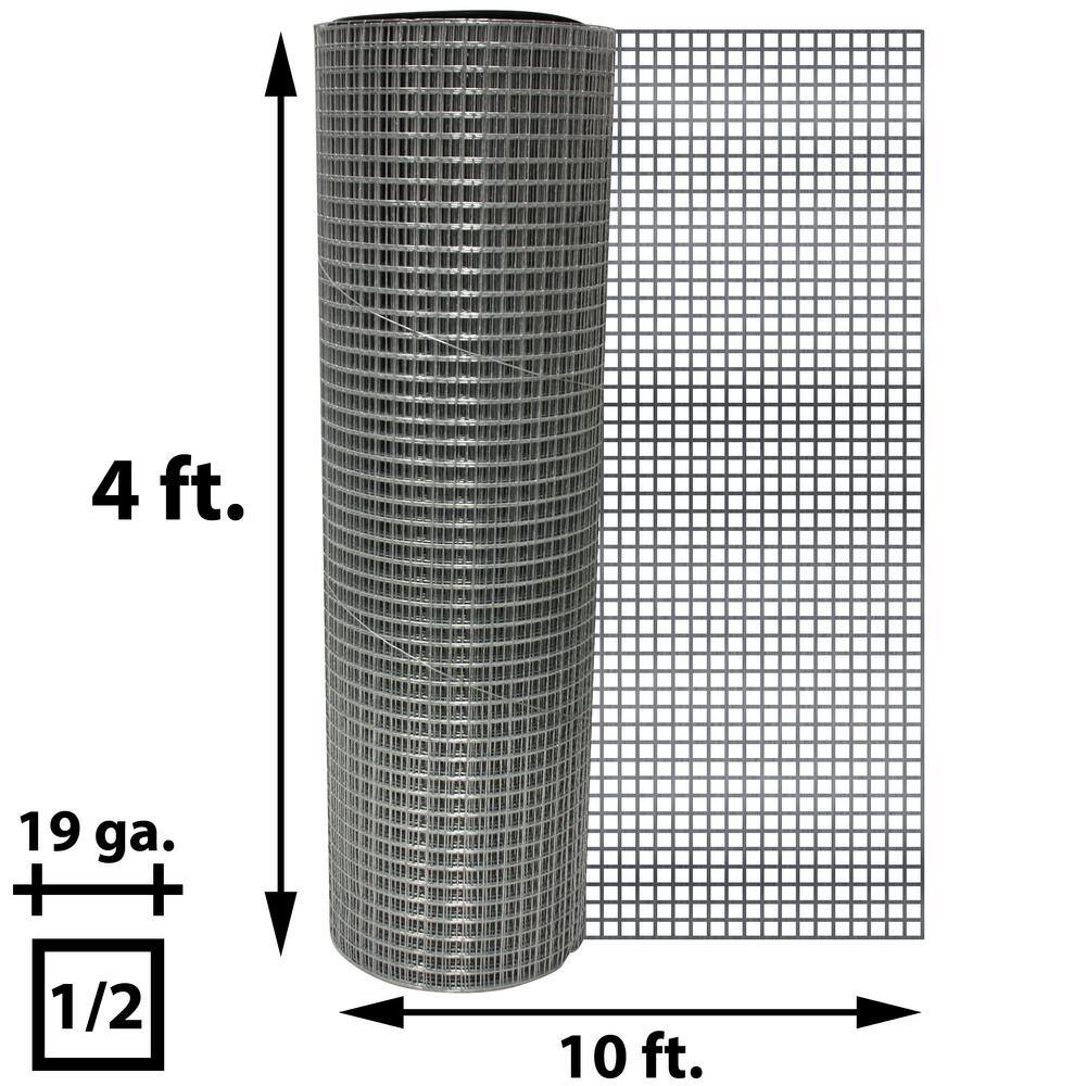 Acorn International 1/2 in. x 4 ft. x 10 ft. Hardware Cloth
