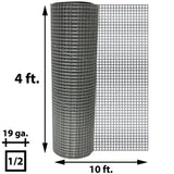 Acorn International 1/2 in. x 4 ft. x 10 ft. Hardware Cloth