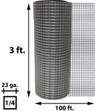 Acorn International 1/4 in. x 36 in. x 100 ft. 23-Gauge Hardware Cloth