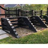 6 in. x 6 in. x 8 ft. Brown Recycled Plastic Lumber Timber (G-Grade) - Super Arbor