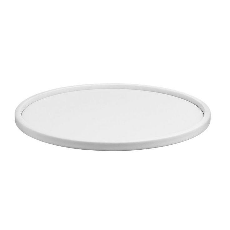 Contempo 14 in. Round Serving Tray in Black
