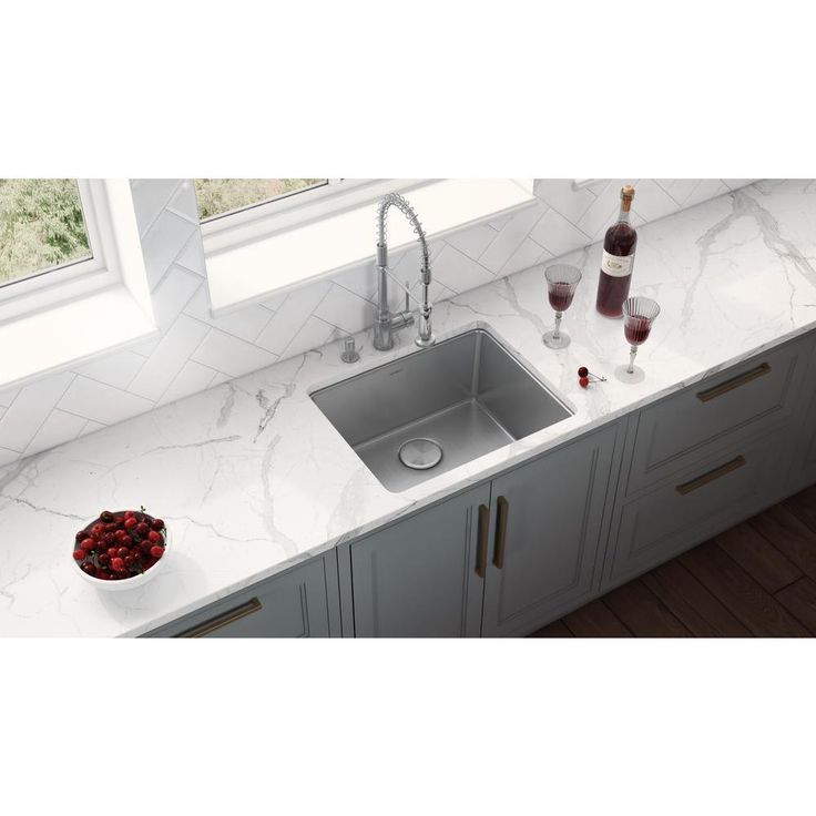 20 in. Single Bowl Undermount Stainless Steel Bar Prep Kitchen Sink