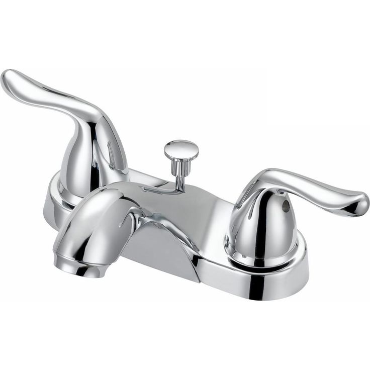 Constructor 4 in. Centerset 2-Handle Bathroom Faucet in Chrome