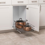 Simply Put 14.5-in W x 5.6875-in H 1-Tier Pull Out Metal Soft Close Baskets & Organizers