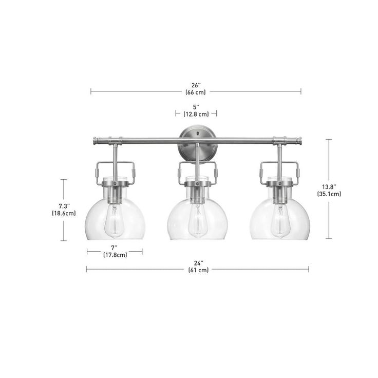 Walker 5-Piece Brushed Nickel All-In-One Bathroom Set