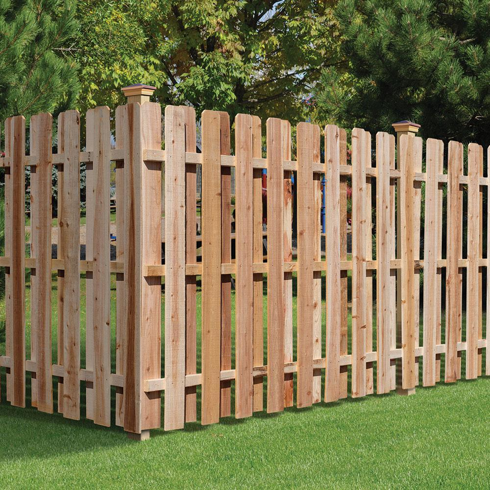 4 in. x 4 in. x 8 ft. Western Red Cedar Fence Post (2-Pack) - Super Arbor