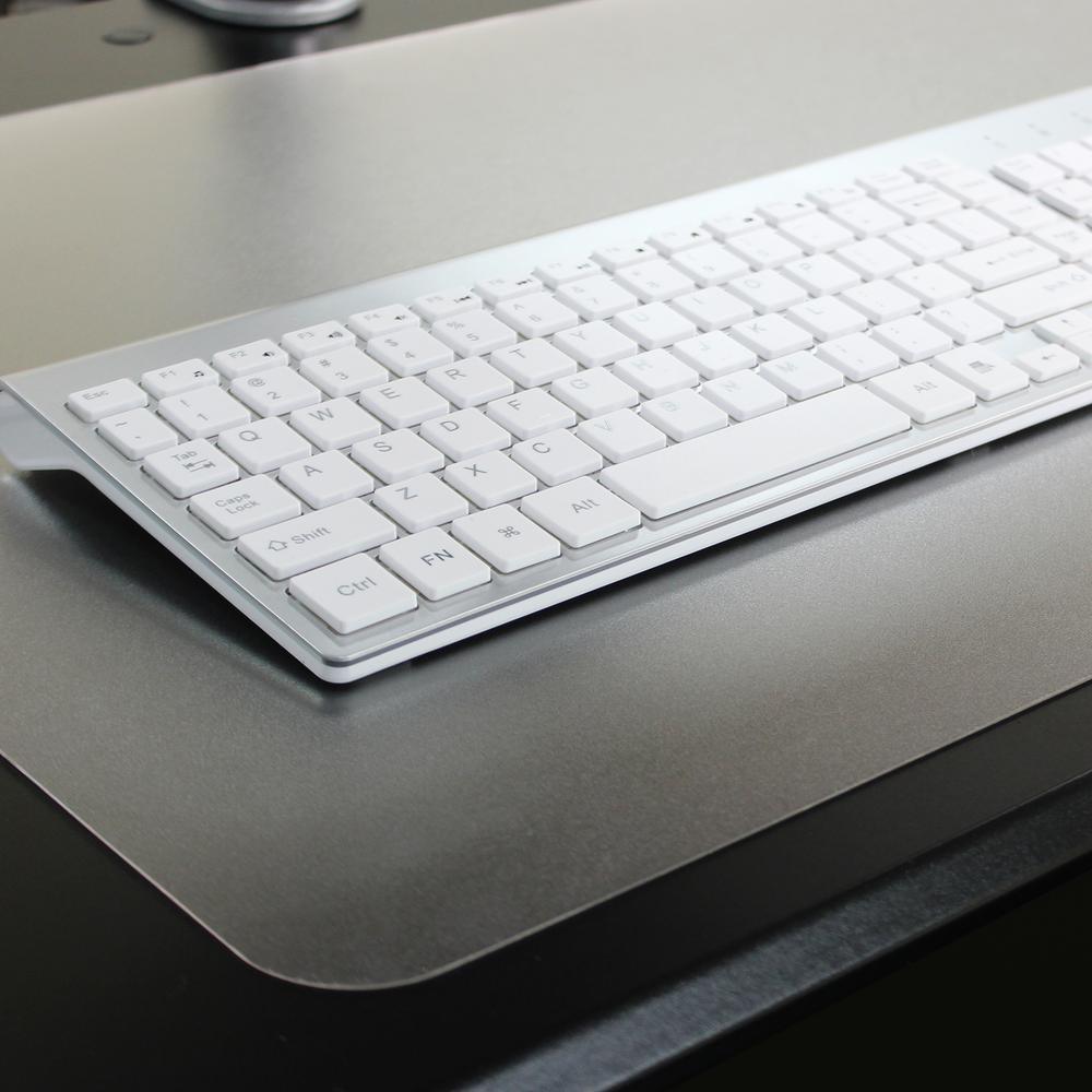 20 in. x 36 in. Polycarbonate Rectangular Desk Pad with Anti-Slip Backing - Super Arbor