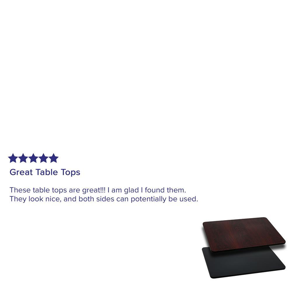 Black/Mahogany Table Top - Super Arbor