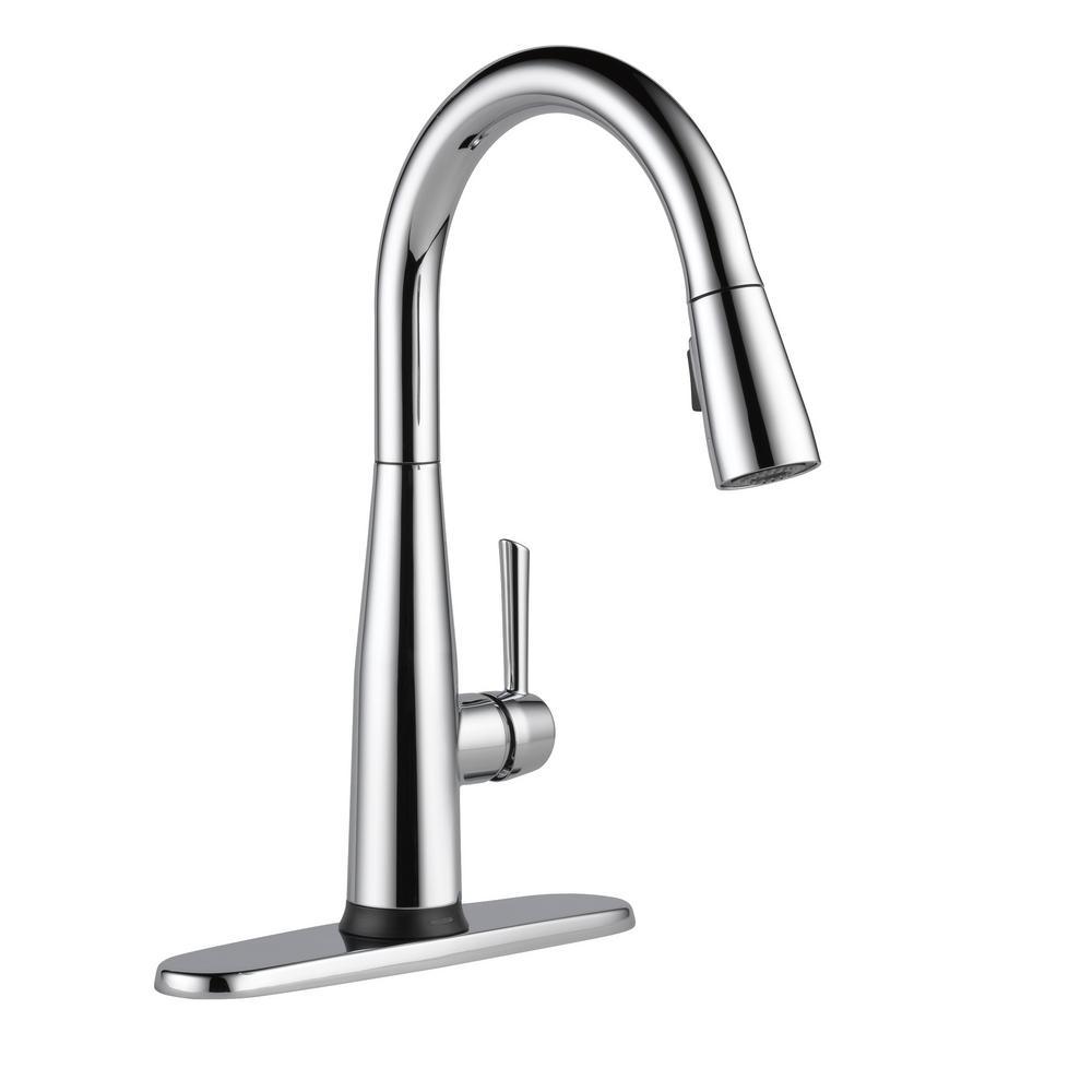 Essa Touch2O Technology Single-Handle Pull-Down Sprayer Kitchen Faucet with MagnaTite Docking in Arctic Stainless - Super Arbor