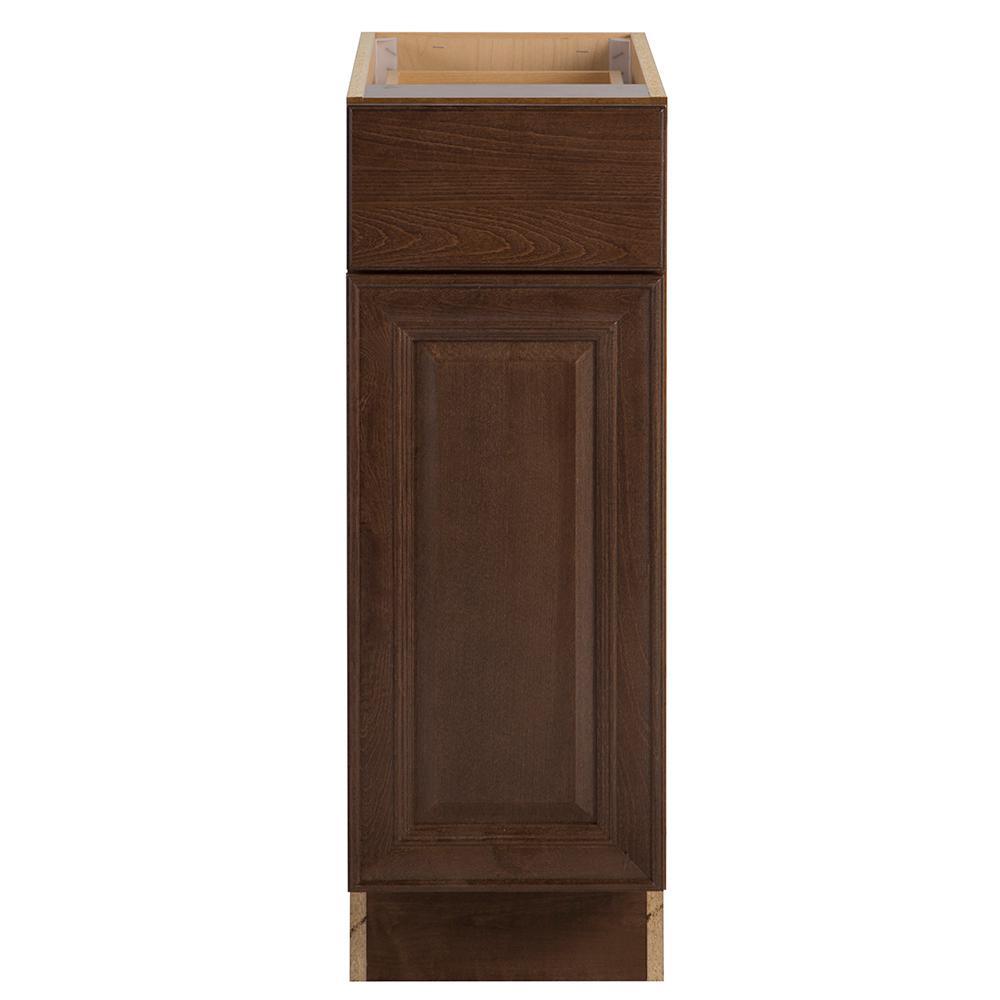 Benton Assembled 12x34.5x24.5 in. Base Cabinet with Soft Close Full Extension Drawer in White - Super Arbor