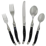 Laguiole 20-Piece Stainless Steel/Black Flatware Set (Service for 4)