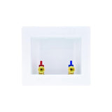 1/2 in. Push-Fit Plastic Center Drain Washing Machine Outlet Box