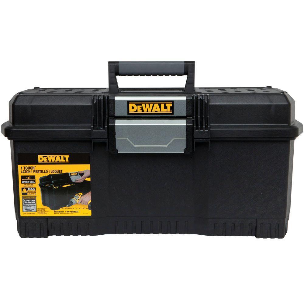 24 in. 1-Touch Latch Tool Box - Super Arbor