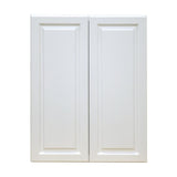 Newport Ready to Assemble 30x36x12 in. 2-Door Wall Cabinet with 2-Shelves in Classic White