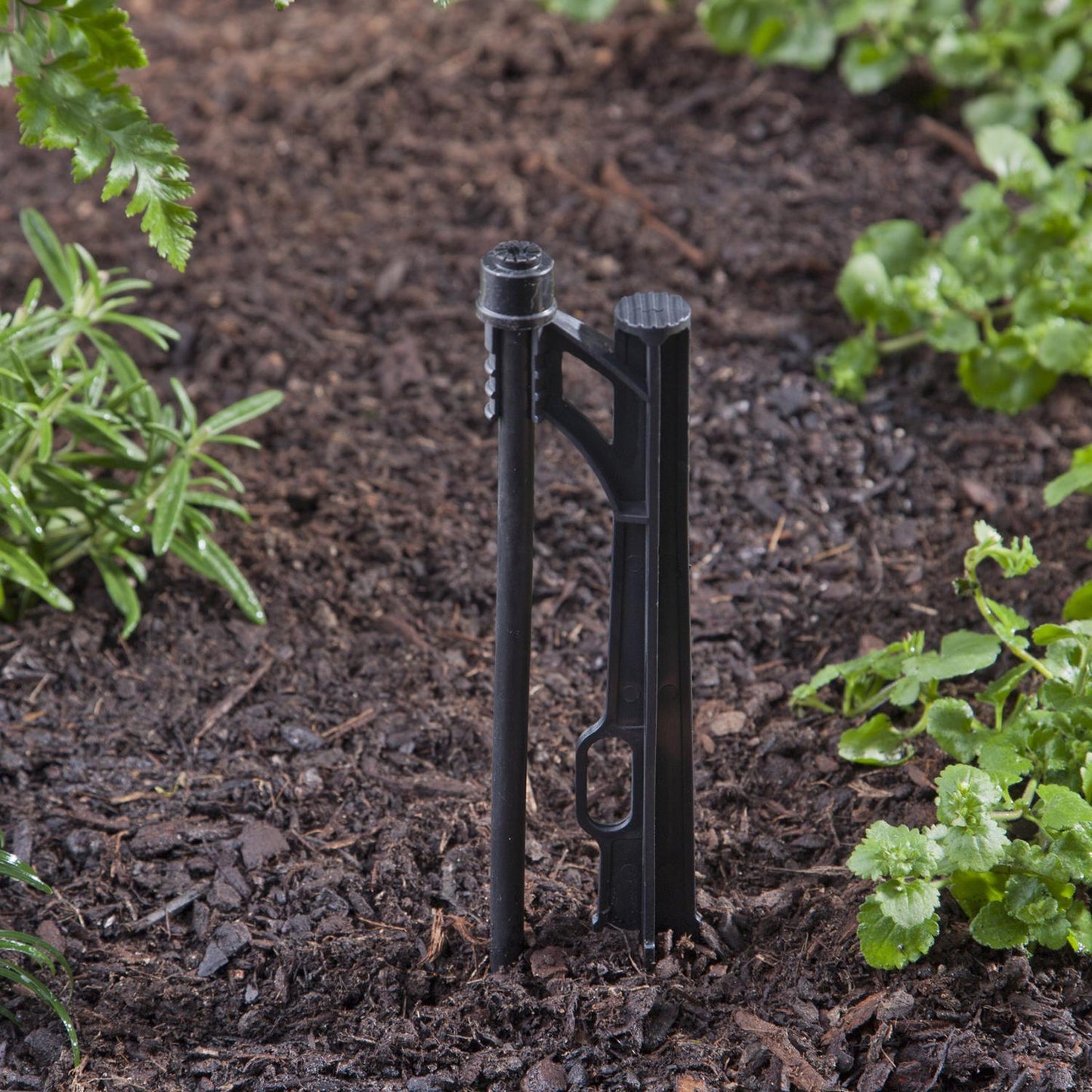 Raindrip 13 in. Sprinkler Stake with Adjustable Riser for 1/4 in. Tubing, 2-Pack