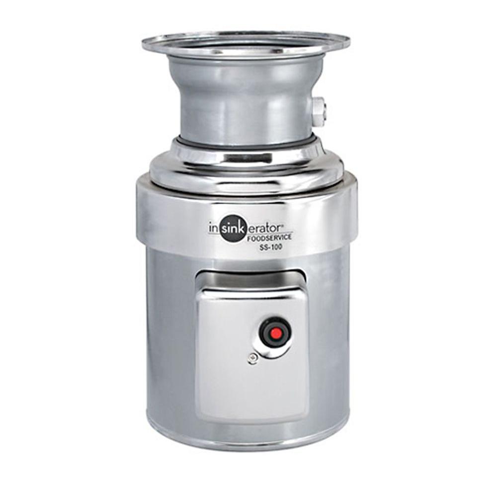 InSinkErator 1 HP Commercial Garbage Disposal, SS-100 (Continuous Feed)