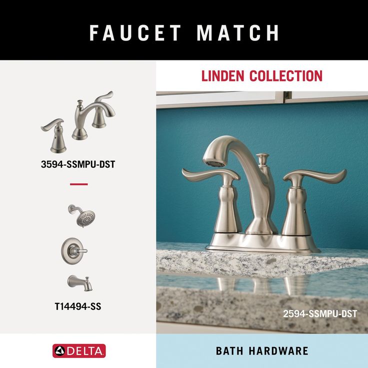DELTA 4-Piece Linden Stainless Decorative Bathroom Hardware Set