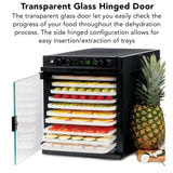 Sedona Express 11-Tray Black Food Dehydrator with Built-In Timer