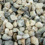 Southwest Boulder & Stone 0.50 cu. ft. 3/8 in. White Ice Bagged Landscape Rock and Pebble for Gardening, Landscaping, Driveways and Walkways - Super Arbor