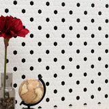 MSI Adelaide Hexagon Black and White Dot 10.16 in. x 11.71 in. Matte Porcelain Floor and Wall Mosaic Tile (12.45 sq. ft./Case)