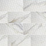 MSI Adella Viso Calacatta 12 in. x 24 in. Ceramic Matte Marble Look Wall Tile (840 sq. ft./Pallet)