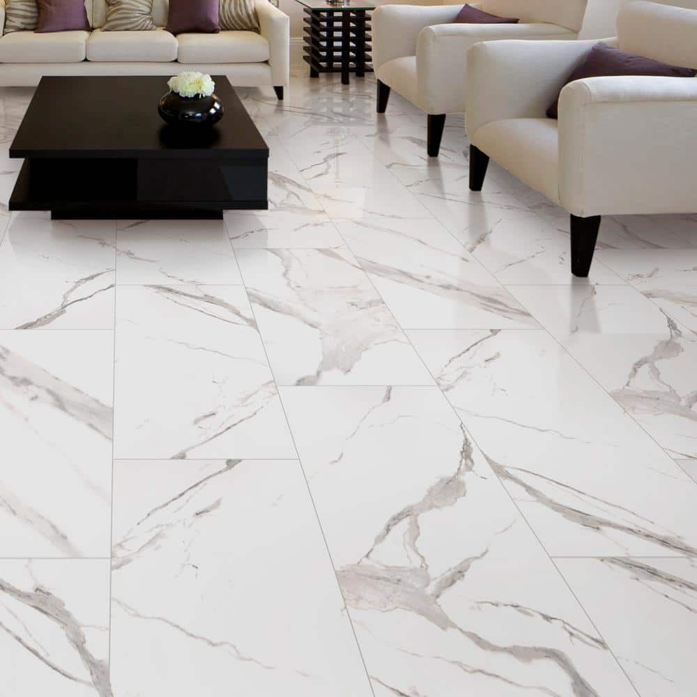 MSI Ader Tegal 24 in. x 48 in. Polished Porcelain Floor and Wall Tile (16 sq. ft./Case)