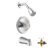 Millbridge Single-Handle 1-Spray Tub and Shower Faucet in Polished Chrome (Valve Included) - Super Arbor