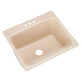 Kensington Drop-In Acrylic 25 in. 3-Hole Single Bowl Utility Sink in Ice Grey - Super Arbor
