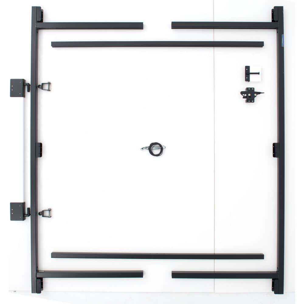Adjust-A-Gate 3 Rail 60 in. H/ 60 in.-96 in. W Kit-Contractor Series