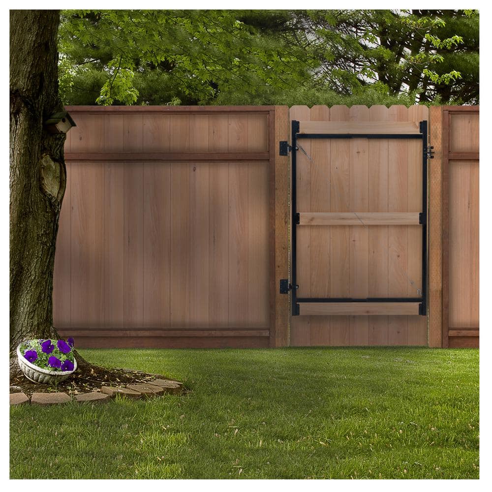Adjust-A-Gate 3 Rail 60 in. H/ 60 in.-96 in. W Kit-Contractor Series
