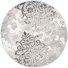 Safavieh Adirondack Serene 3 x 5 Silver/Ivory Indoor Damask Coastal Throw Rug