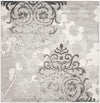 Safavieh Adirondack Serene 3 x 5 Silver/Ivory Indoor Damask Coastal Throw Rug