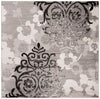 Safavieh Adirondack Serene 3 x 5 Silver/Ivory Indoor Damask Coastal Throw Rug