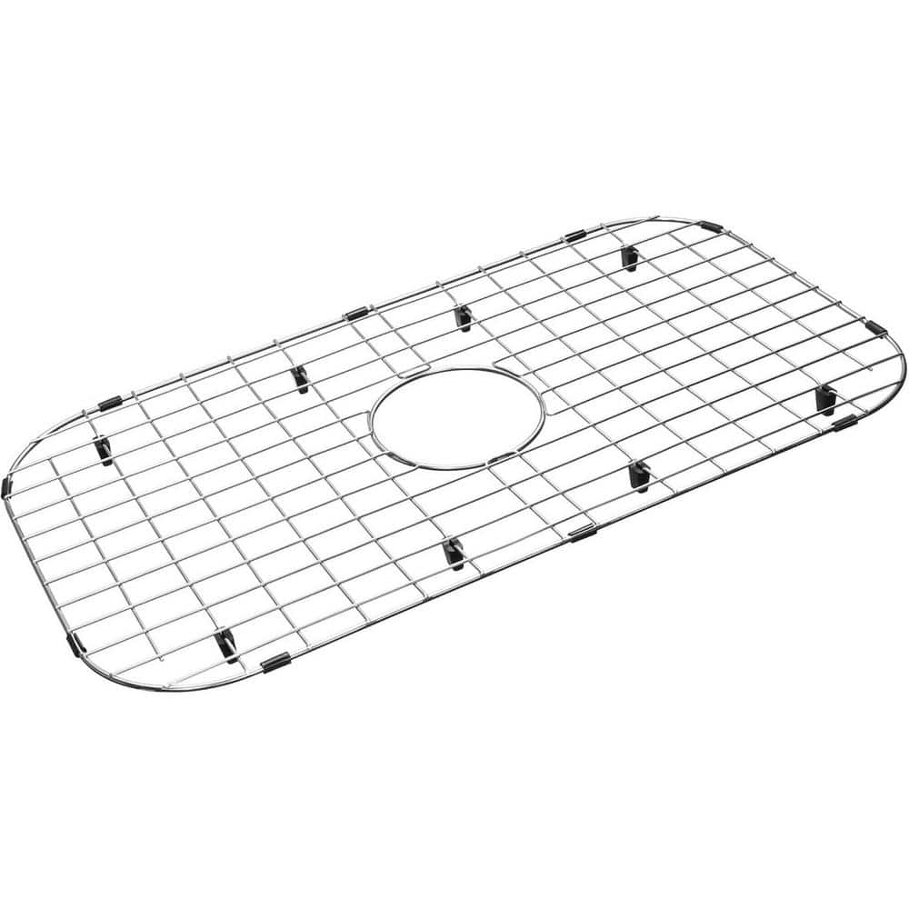Adrinfly Stainless Steel Sink Grid Protector Dish Rack