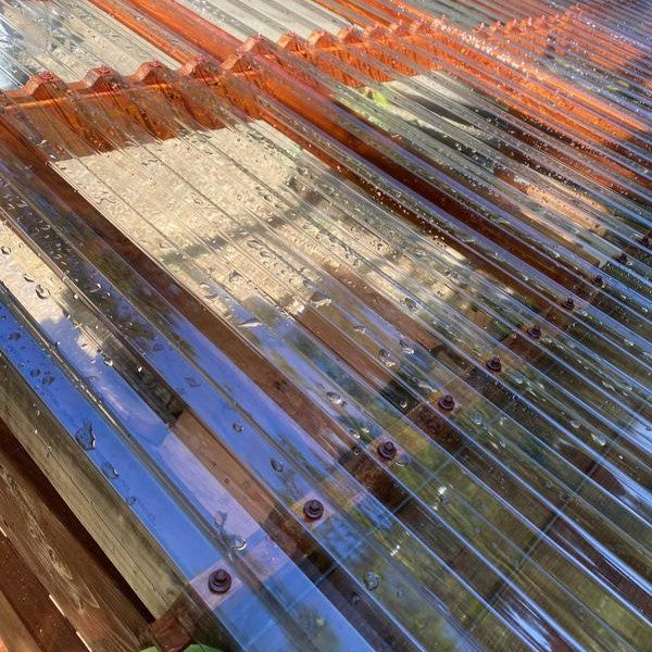 26 in. x 6 ft. Polycarbonate Roof Panel in Clear