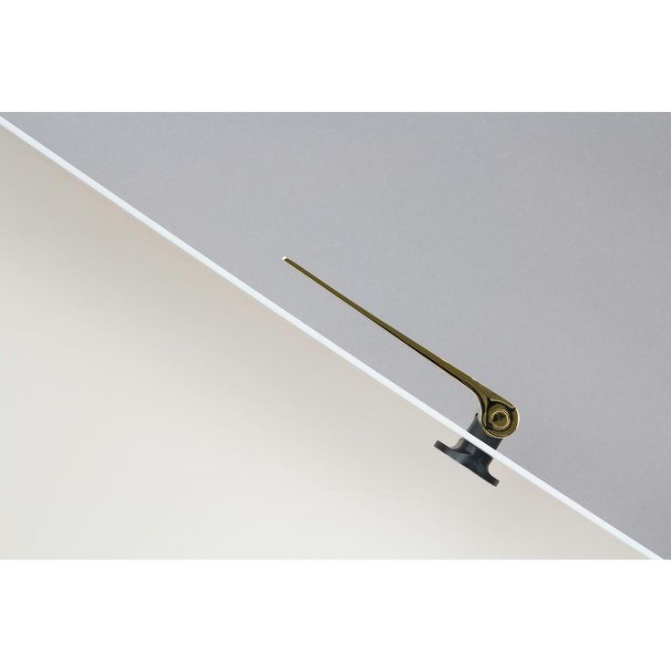 Straight Stainless Steel Cloth Holder in Brass