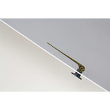 Straight Stainless Steel Cloth Holder in Brass