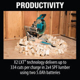 18-Volt X2 LXT Lithium-Ion (36-Volt) Brushless Cordless 10 in. Dual-Bevel Sliding Compound Miter Saw (Tool-Only)