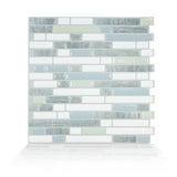 Bellagio Multi 10.06 in. W x 10 in. H Peel and Stick Self-Adhesive Decorative Mosaic Wall Tile Backsplash (4-Pack) - Super Arbor