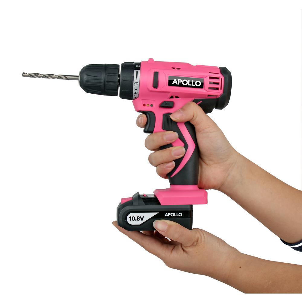 Tools 10.8-Volt Lithium-Ion 3/8 in. Cordless Drill with Accessory Set (30-Piece) - Super Arbor