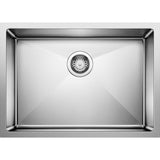 QUATRUS R15 Undermount Stainless Steel 32 in Single Bowl Kitchen Sink