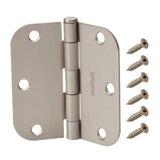 3-1/2 in. Chrome Square Corner Door Hinge - Super Arbor