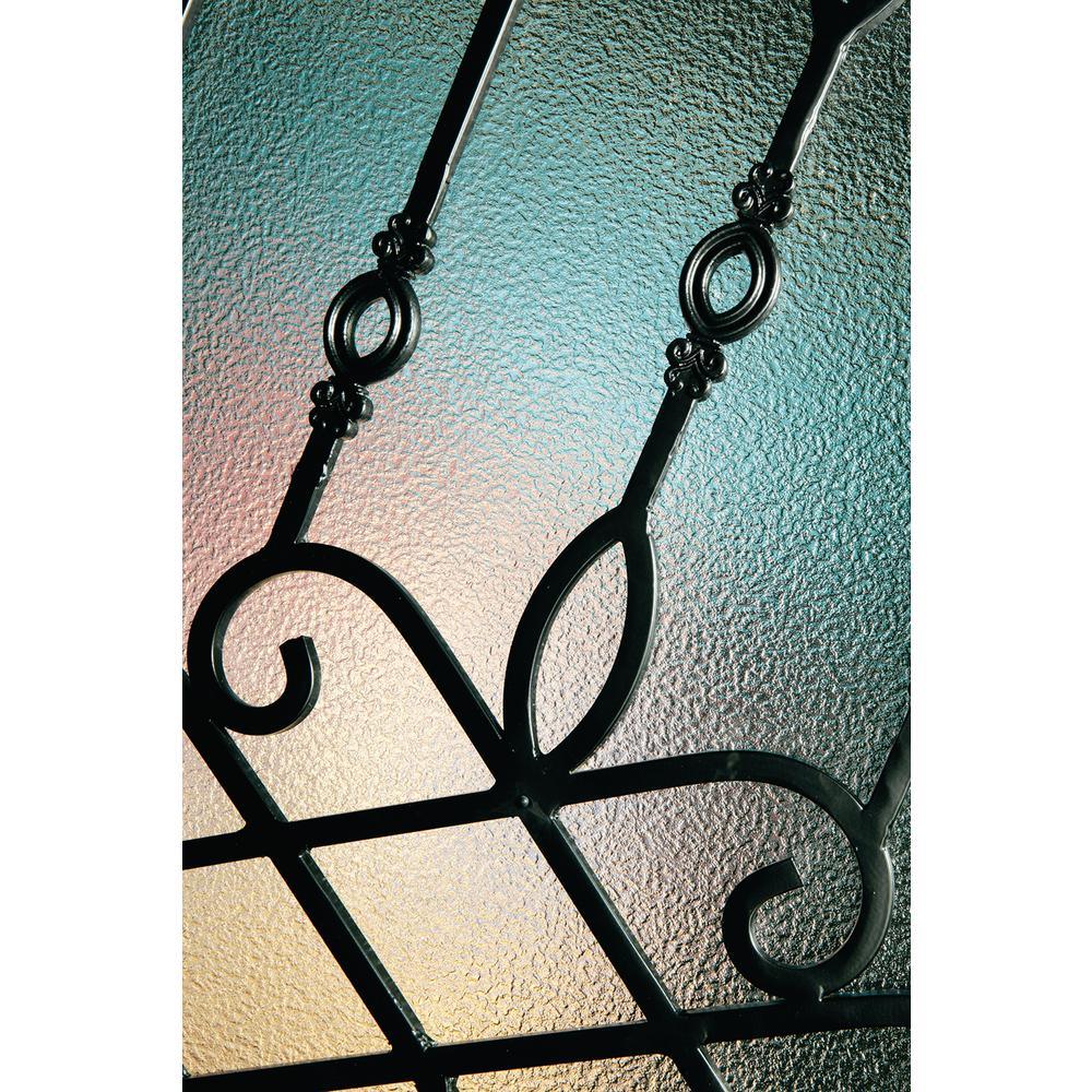 36 in. x 80 in. 3/4 Lite Sanibel Primed Steel Prehung Left-Hand Inswing Front Door w/Brickmould - Super Arbor